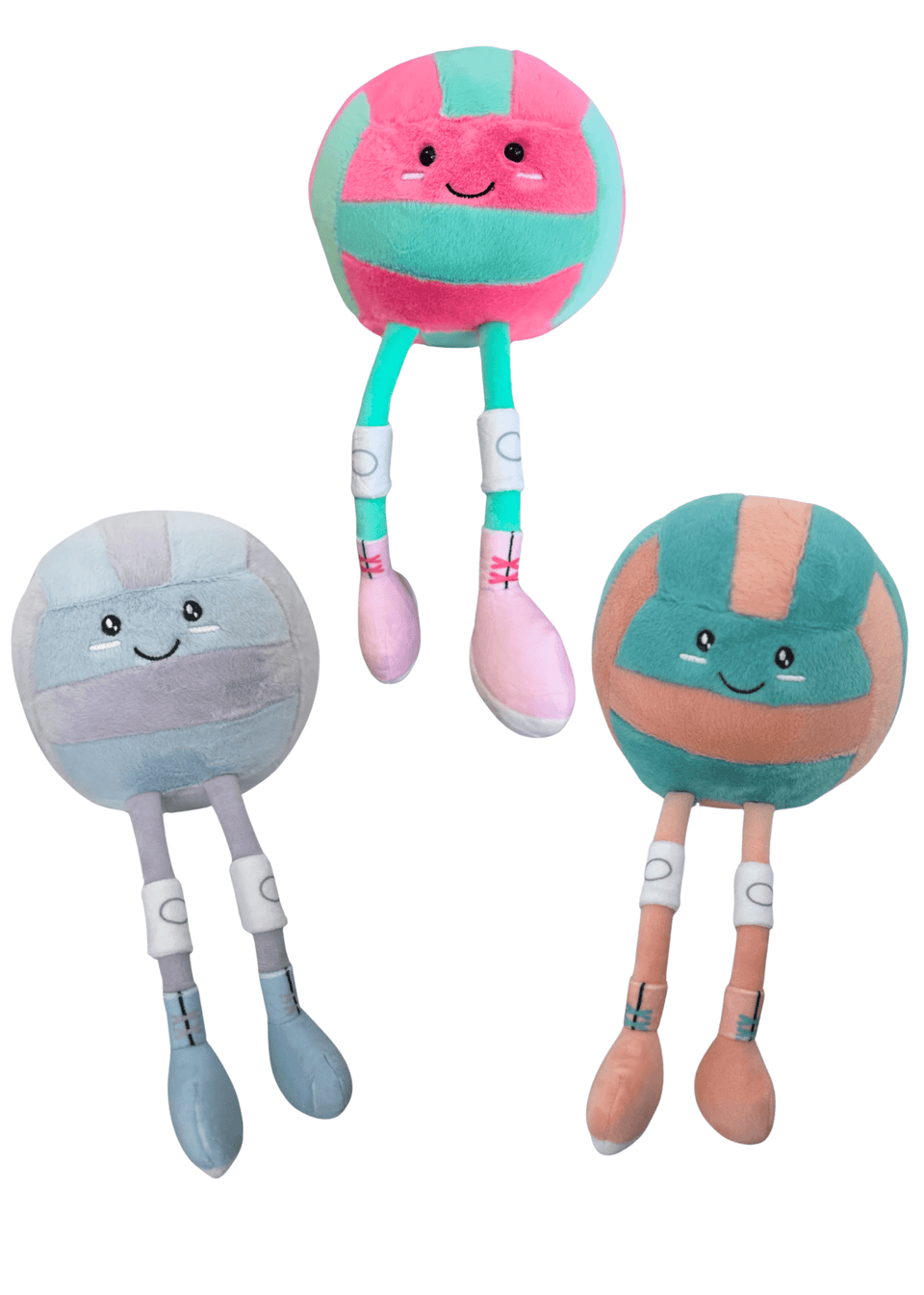 Volleyball Plushie Bundle of 3 – Soft Stuffed Gifts